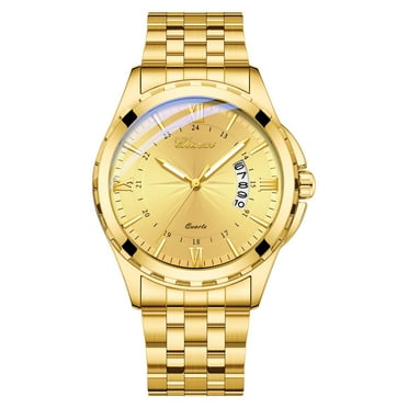 Avaner Watches for Men Calendar Quartz Watches Analog Stainless Steel Waterproof Luminous Two Tone Business Casual Watch