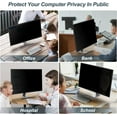thumbnail image 2 of GUDTEKE 20" Widescreen Computer Privacy Screen Protector, Anti-Glare, Anti-Blue Light, Data Confidentiality Shield, 2 of 6