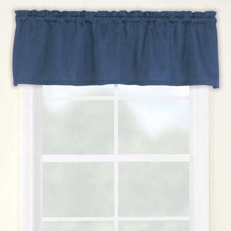 Mainstays Bennett Heavyweight Textured Window Valance - Walmart.com