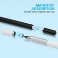 thumbnail image 2 of LAICAIW 2PCS Metal Inkless Pencil, Infinity pencil, Reusable Everlasting Pencil, Replaceable Nib Pencil No Ink Aluminum Pen for Writing Drawing Students Home Office School Supplies（Black & White）, 2 of 7