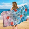 thumbnail image 3 of XYZCANDO Car Seat Cover Towel Floral Print Car Seat Protector Towel for Gym Outdoor Beach, Machine Washable Fashionable Automotive Front Seat Protector, 3 of 6