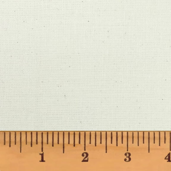 JCS Colonial White Homespun Cotton Fabric Sold by the Yard