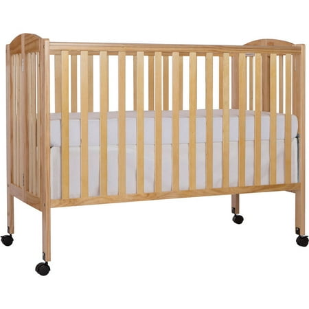 Dream On Me - 2-in-1 Folding, Full-Size Crib, Natural