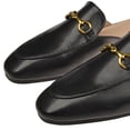 thumbnail image 3 of Slip On Slides Mulas Zapatos Planas para Mujer La Cadena Metal (38), 3 of 8