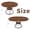 Walnut+black, variant on 43-59 inch Expandable Round Dining Table for 4-6, Farmhouse Kitchen Table with Storage Shelf, Walnut Veneer & Black Metal Base, Extendable Wood Table for Small Spaces