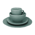 thumbnail image 4 of Vajilla Moderna De Cerámica Chefmaker Modelo Tahoe O Para 4 Personas 16 Piezas  Color Verde acabado Granito, 4 of 4