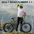 thumbnail image 5 of Vipdrive Electric Bike for Adults with 500W Motor, 48V 13AH Removable Battery, 26" Electric Bicycle Fat Tire E-Bike 22MPH 50Miles Mountain Beach Snow E-Bike, 7 Speed Gear, 5 of 9