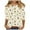 Multicolor Plus Size Blouse for Women_r, variant on CYMMPU Loose Fit Round Neck 3/4 Sleeve Blouses for Women Dressy Casual Bee Printed Spring Tops Fall Fashion Shirts Tunic Tops Lightweight Basic T-Shirts Multicolor XXL
