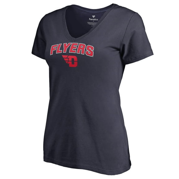 Women's Navy Dayton Flyers Proud Mascot T-Shirt