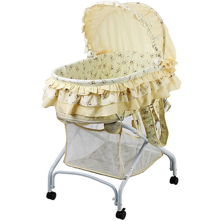 Dream On Me 2 in 1 Bassinet to Cradle in Yellow