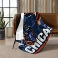 thumbnail image 2 of Chicago Fans Blanket Gifts for Football, Go Through It, Not Around It Soft Lightweight Flannel Throw Blankets for Football Players/Lovers 50x60 Inch, 2 of 6