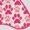 Pink, variant on Black Dog Mom Paw Print Tshirt Shirts S-5XL Pink Graphic Tees Tops