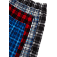 thumbnail image 3 of Quad Seven Boys Pajama Pants 4 Pack Open Bottom Pajamas - Cozy Plaid Sleepwear for Boys (5-18), 3 of 7
