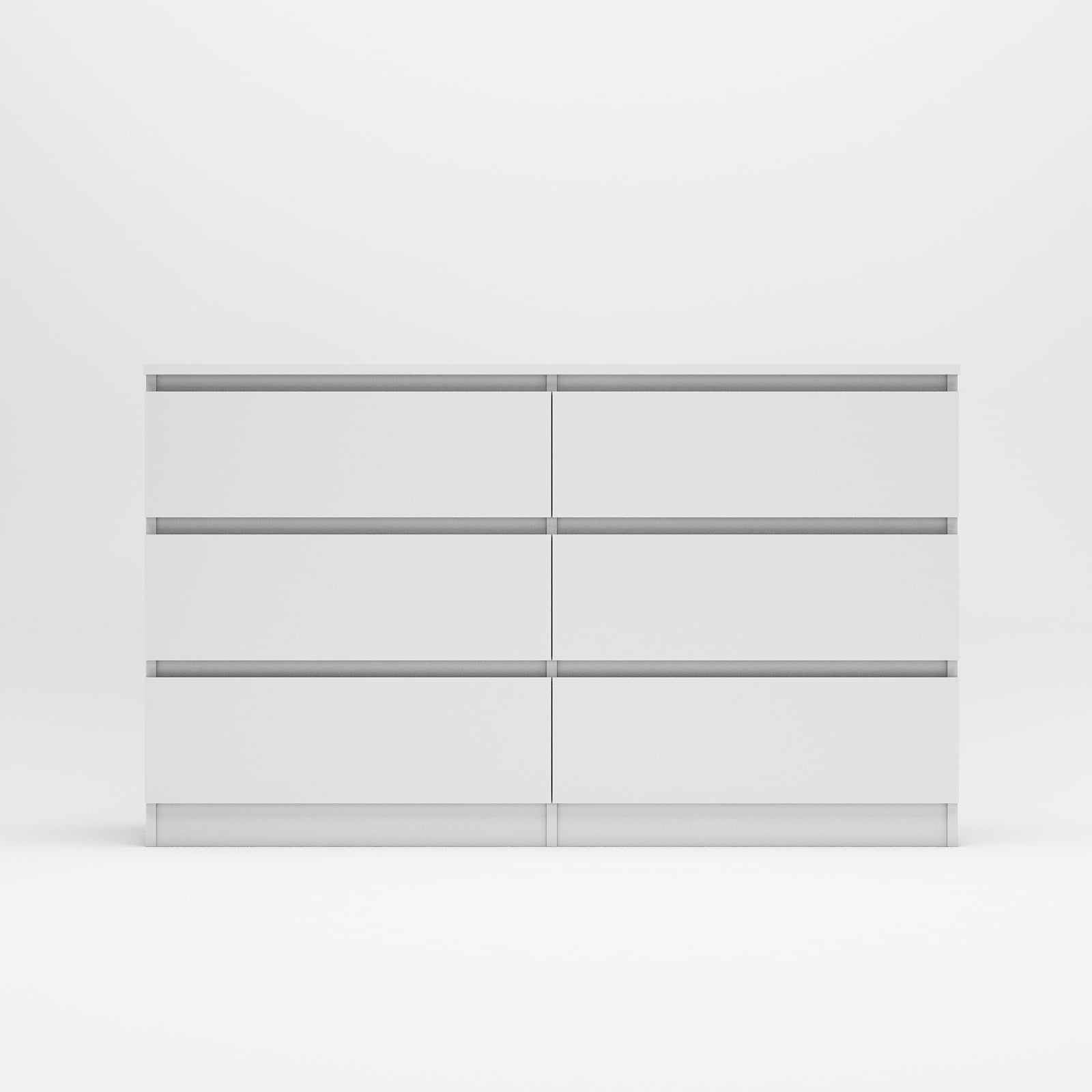 YYAo Particle Board 6 Drawer Dresser, Large Modern Chest of 6 Drawers Night Table, Storage Cabinet for Bedroom, Closet, Living Room, White YYAo Particle Board 6 Drawer Dresser, Large Modern Chest of 6 Drawers Night Table, Storage Cabinet for Bedroom, Closet, Living Room, White