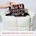 thumbnail image 6 of Valentine's Day Velvet Portable Bracelet Holder with Removable Compartment - Storage Box, Jewelry Box, and Jewelry Stand - Gift, 6 of 7