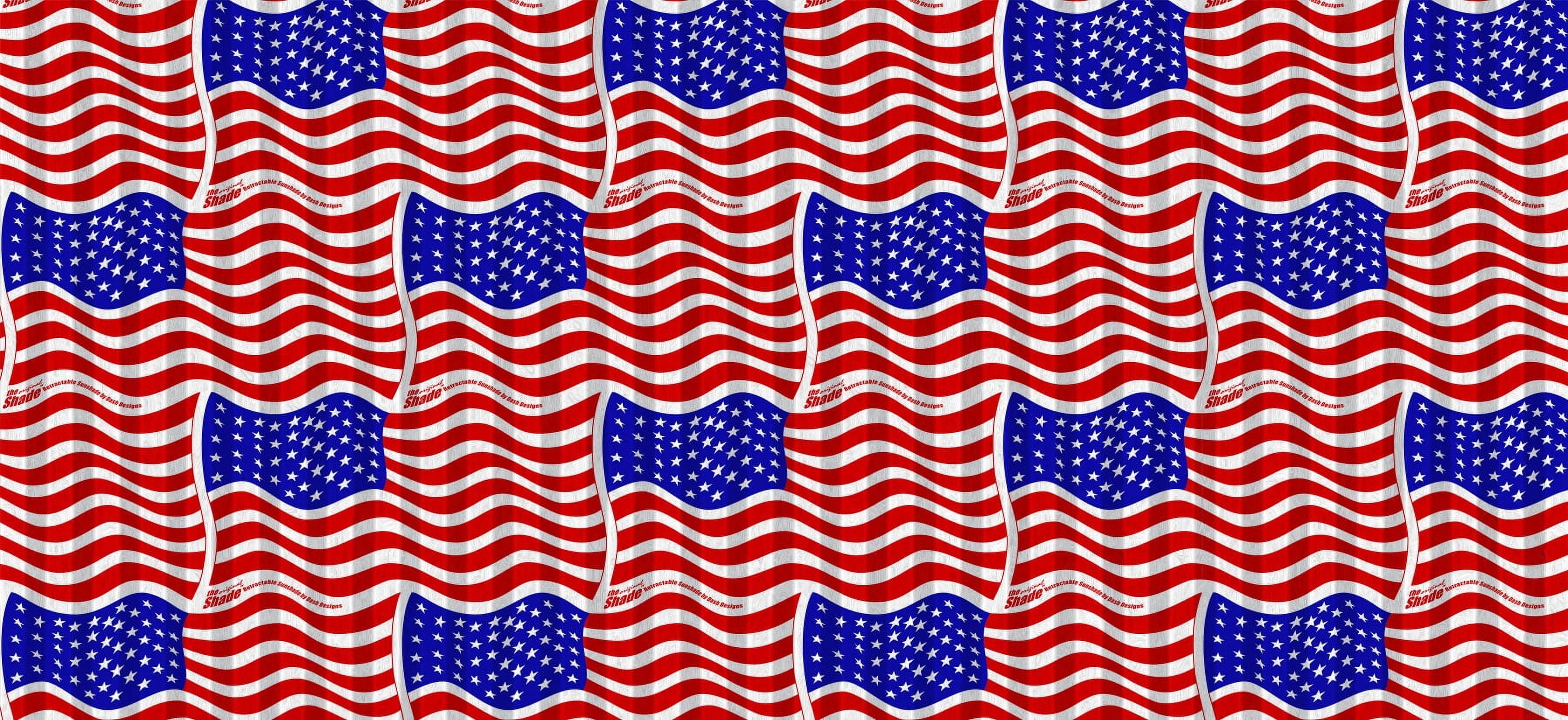 The Original Retractable Shade - US Flag Edition - 15inch