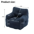 Domiluxe Bean Bag Chairs for Adults,Teddy Fabric Fluffy and Lazy Sofa