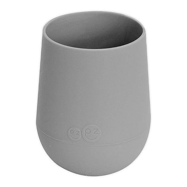 Vaso Ezpz Mini Grey, 120 ml, 4 oz, 100% silicona, apto para lavavajillas