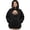 Black #055, variant on Pet Carrier Hoodie Long Sleeve Pullover Sweatshirt Oversized Cozy Sherpa Fleece Hoodie With Cat Dog Holding Pouch Kangaroo Pocket Drawstring Hooded Top for Pet Lovers Fall Winter Loungewear 2XL