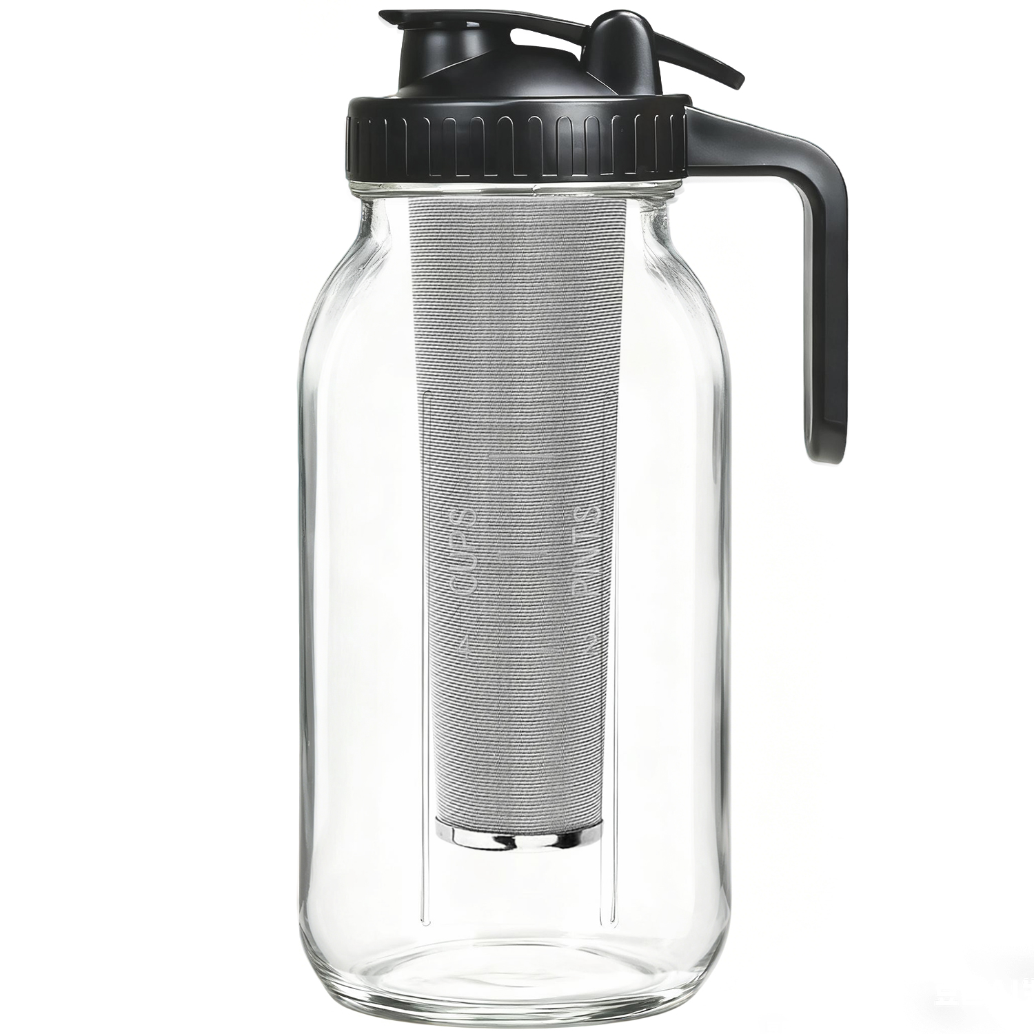 TINANA 64oz Cold Brew Coffee Maker with Stainless Steel Filter photo 2