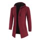thumbnail image 1 of Gibobby Suéter cárdigan hombre Suéter De Talla Grande para Hombre, Cárdigan De Invierno Grueso Y Cálido, Cuello Alto, Prendas De Vestir para Hombre, Diseño De Cuello Alto(Rojo,M), 1 of 4