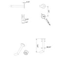 thumbnail image 5 of Wall Mounted Bathroom Sink Faucet, Single Handle Basin Faucet, 5 of 5