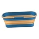 thumbnail image 4 of Cubo plegable para fregona con mango enrollable, tamaño portátil hasta 22" X 7,8" para interior y exterior Azul Marrón Cola cubo plegable, 4 of 8