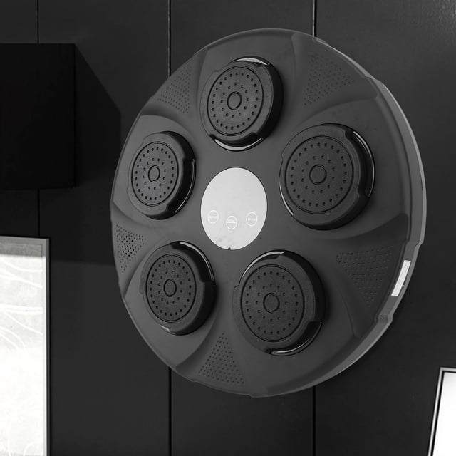 Máquina De Boxeo Inteligente, Efecto De Música Dinámica Cuero De PU Interactivo Ahorro De Espacio Música Boxeo Objetivo Entrenamiento Equipo De Perforación Detección Precisa