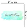 thumbnail image 4 of Home Wall Decals for Family Bathroom - Wash Your Hands Lettering Home DIY & Creativity Boy Girl Bedroom Wall Sticker - Size: 10 In x 4 In, 4 of 5