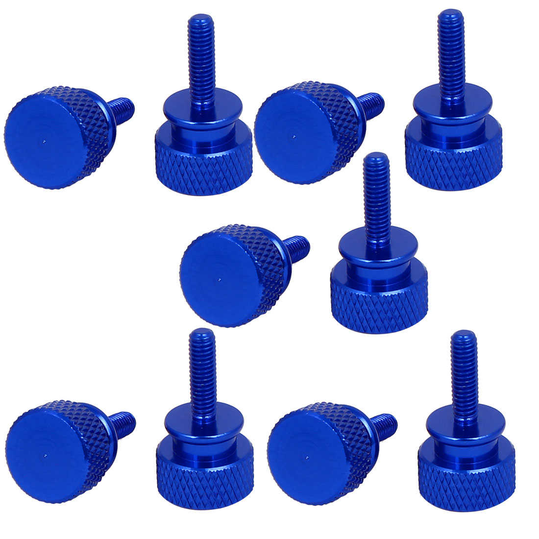 uxcell uxcellComputer PC Case M3.5x12mm Fully Threaded Knurled Thumb Screws Orange 10pcs