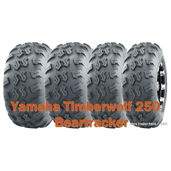 Set 4 WANDA UTV ATV Tires 22x7-10 & 22x10-10 Yamaha Timberwolf 250 Beartracker