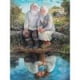 thumbnail image 1 of Kit de pintura de diamantes 5D DIY Pareja de ancianos Mosaico de diamantes redondos completos Hugtrwg Para estrenar, 1 of 9