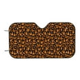 thumbnail image 7 of Picia Cute Squirrel Curved Windshield Sunshade Accordion Folding Style Auto Shade for Car Truck SUV Van Blocks UV Ray Sun Visor Protector -Small, 7 of 7