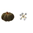 thumbnail image 1 of Cojín decorativo con forma de calabaza de Halloween para sofá, cama, dormitorio, escritorio, oficina, estantería o sala de estar., 1 of 8