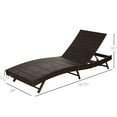 thumbnail image 3 of Outsunny Chaise Longue de Patio en Osier, Fauteuil Inclinable d'Extérieur en Forme de S avec Dossier Réglable à 5 Niveaux, Coussin Rembourré Doux pour Usage Extérieur, Blanc Crème, 3 of 10