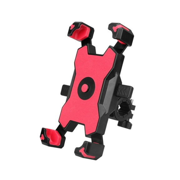 Bike Phone Mount, Cycling Phone Holder, Shockproof Handlebar Phone Clamp for Motorcycle, Scooter, Treadmill, Adjustable Secure Mobile Phone Rack for 3.5-6.8 Inch Devices