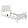 thumbnail image 1 of Louis Philippe 47-inch Twin Sleigh Panel Bed White, 1 of 7