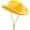 Yellow, variant on LQCrafK Plain Felt Cowboy & Cowgirl Hat for Men, Women, and Teens | Western Studded Cowboy Hat in Adult Sizes