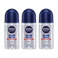 thumbnail image 6 of Nivea for Men Dry Impact Antiperspirant Deodorant Roll-on 50ml (3 Pack), 6 of 26