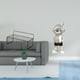 thumbnail image 2 of Cesta organizadora de pared de metal flotante con estatua de , adorno de mesa, figura decorativa moderna y creativa para cocina, baño, sala, 2 of 8