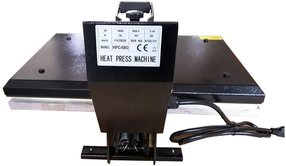 INTSUPERMAI Manual Sublimation Heat Press Machine 16x24 Inch Industrial Clamshell Flat Heat Press Machine