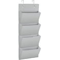 thumbnail image 2 of Hanging Wall File Organizer Wall Mount/Over The Door 4 Pockets Office Document Holder, 2 of 4