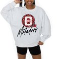 thumbnail image 3 of Women's Gameday Couture Ash Cal State Northridge Matadors Premium Fleece Pullover Sweatshirt, 3 of 5