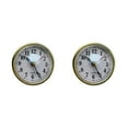 thumbnail image 3 of Baohd 1/2/3/5 Regal Charm Round Clocks Head Insert Roman Number For Luxurious Touch Arabic gold 2PCS, 3 of 6