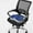 Navy-As shows, variant on Yokan Foam Cushion for Car & Wheelchair, Orthopedic Seat Pad for Hemorrhoid & Back Pain Relief, Therapeutic Cushion for Office & Home, Ergonomic Foam Seat Support for Comfort