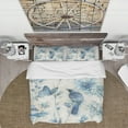 thumbnail image 3 of Designart 'Indigold Bird Cottage Family I' Cottage Duvet Cover Set, 3 of 4