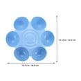 thumbnail image 2 of Raindrops Flower Pet Water Bowl Assorted Colors Stable Base and Spacious Feeding Dish, 2 of 8