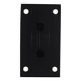 thumbnail image 6 of CRL GEN037MBL Matte Black Geneva 037 Series Wall Mount Full Back Plate Standard Hinge, 6 of 8
