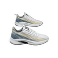 thumbnail image 3 of Frontwalk Men Athletic Shoes Fitness Workout Running Shoe Sport Sneakers Gym Comfort Trainers Mens Knit Upper Walking White 10.5, 3 of 9