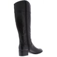 thumbnail image 2 of Alfani Womens Bexleyy Wide Calf Leather Riding Boots Navy 7 Medium (B,M), 2 of 2